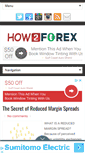 Mobile Screenshot of how2forex.com